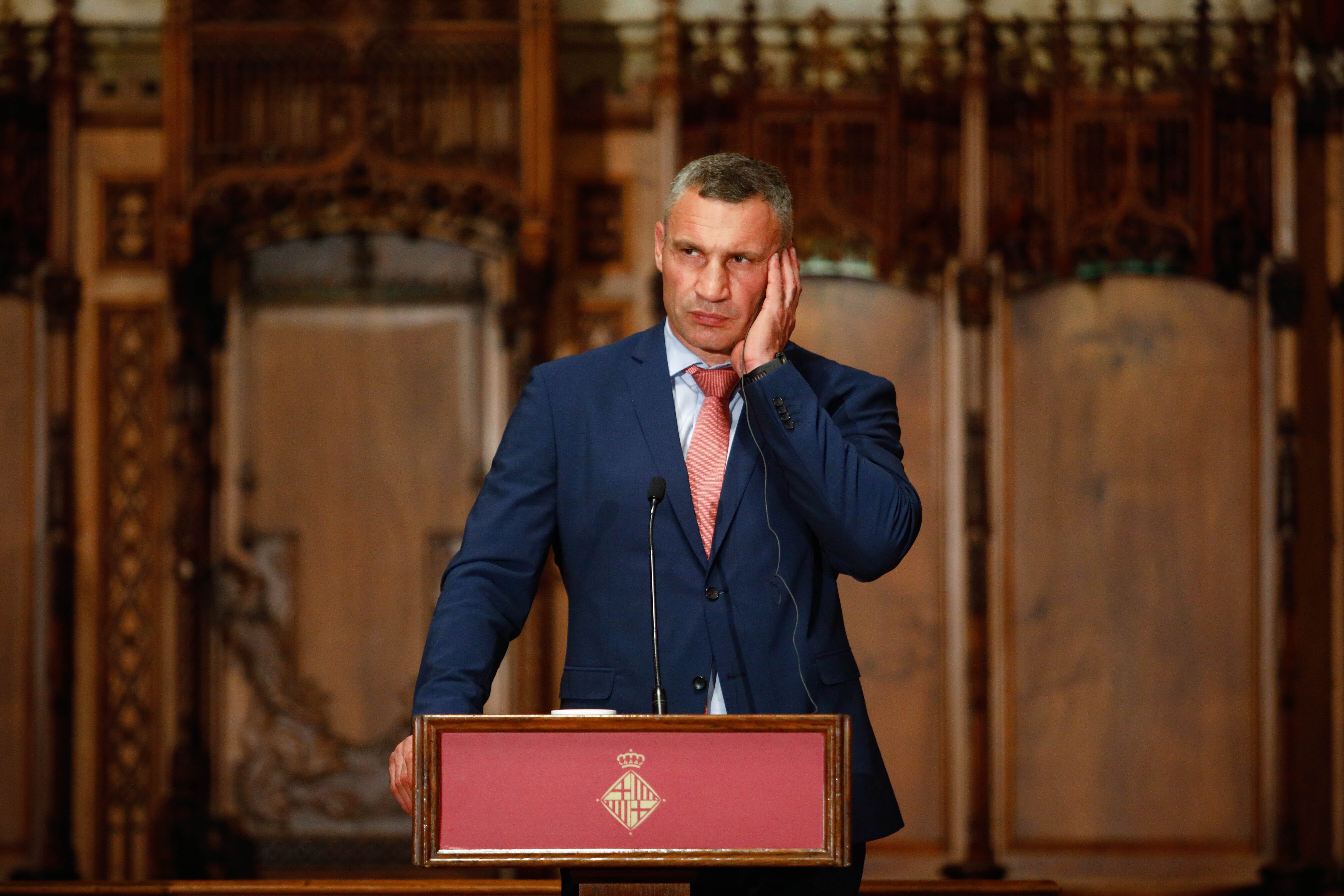 Vitali Klichkó, alcalde de Kyiv: "Nos quieren matar"