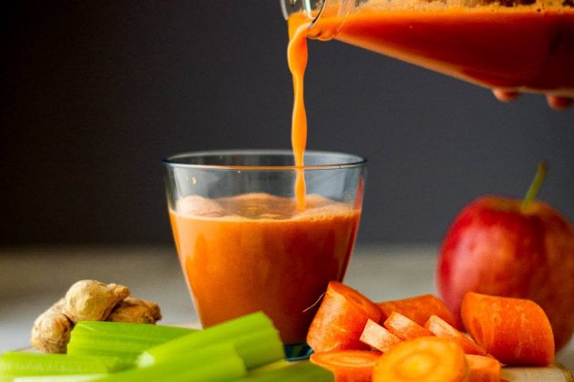 Jugo apio zanahoria Jugo apio zanahoria