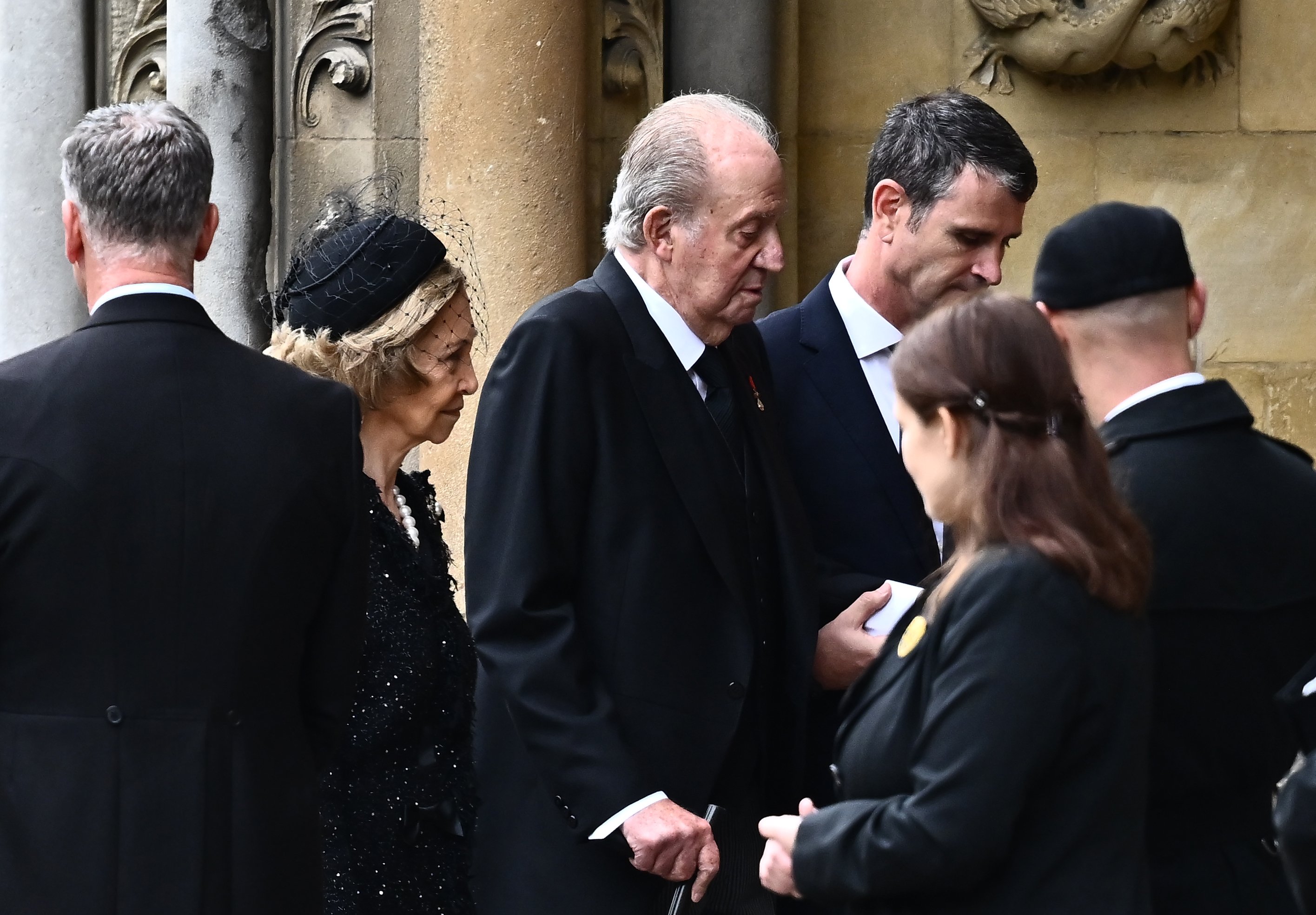 Joan Carles I rei emerit funeral elisabet II