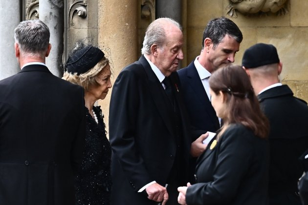 Juan Carlos I rey emerit funeral elisabet II / Marco Bertorello - Europa Press
