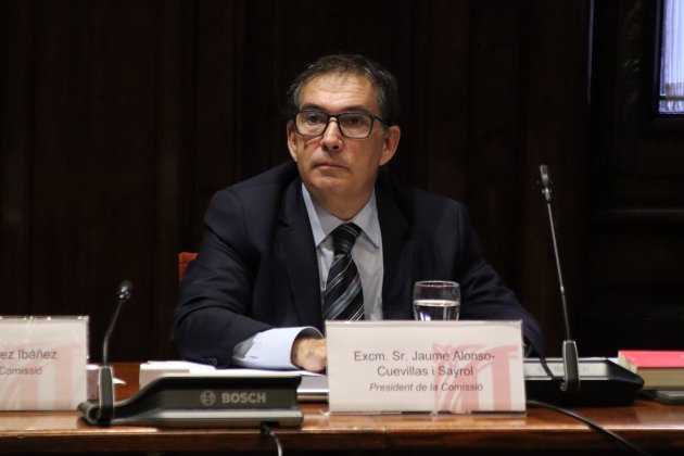 Jaume Alonso Cuevillas al Parlament ACN Jaume Alonso Cuevillas al Parlament ACN