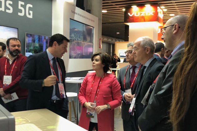 Soraya Sáenz de Santamaría MWC 2018 / ML