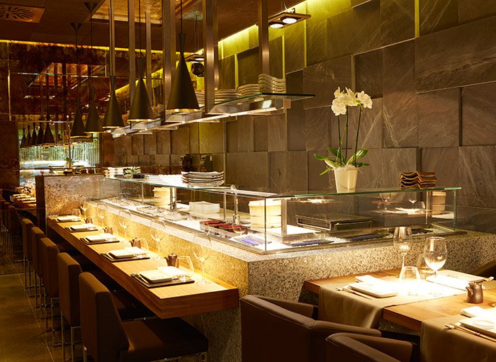 interior sushi bar