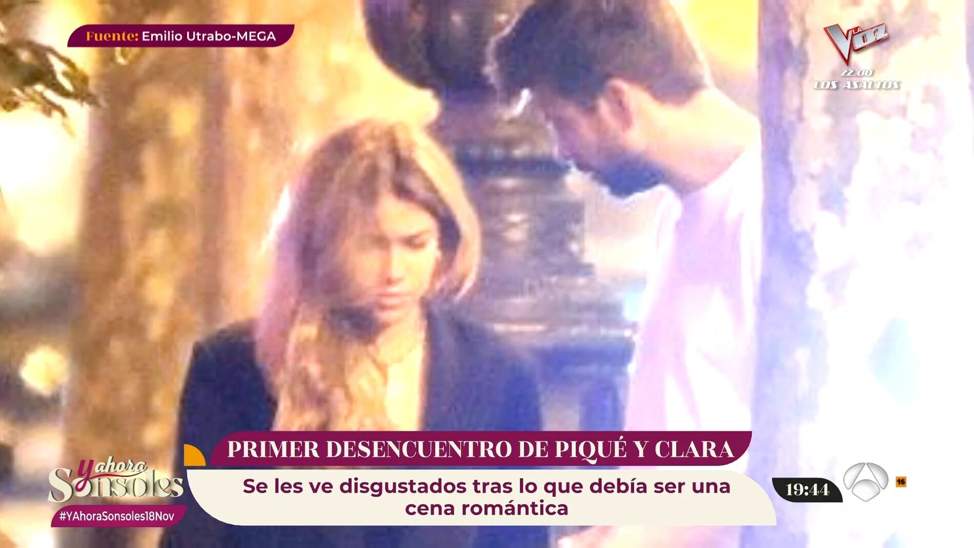 Clara Chía y Piqué discusión 