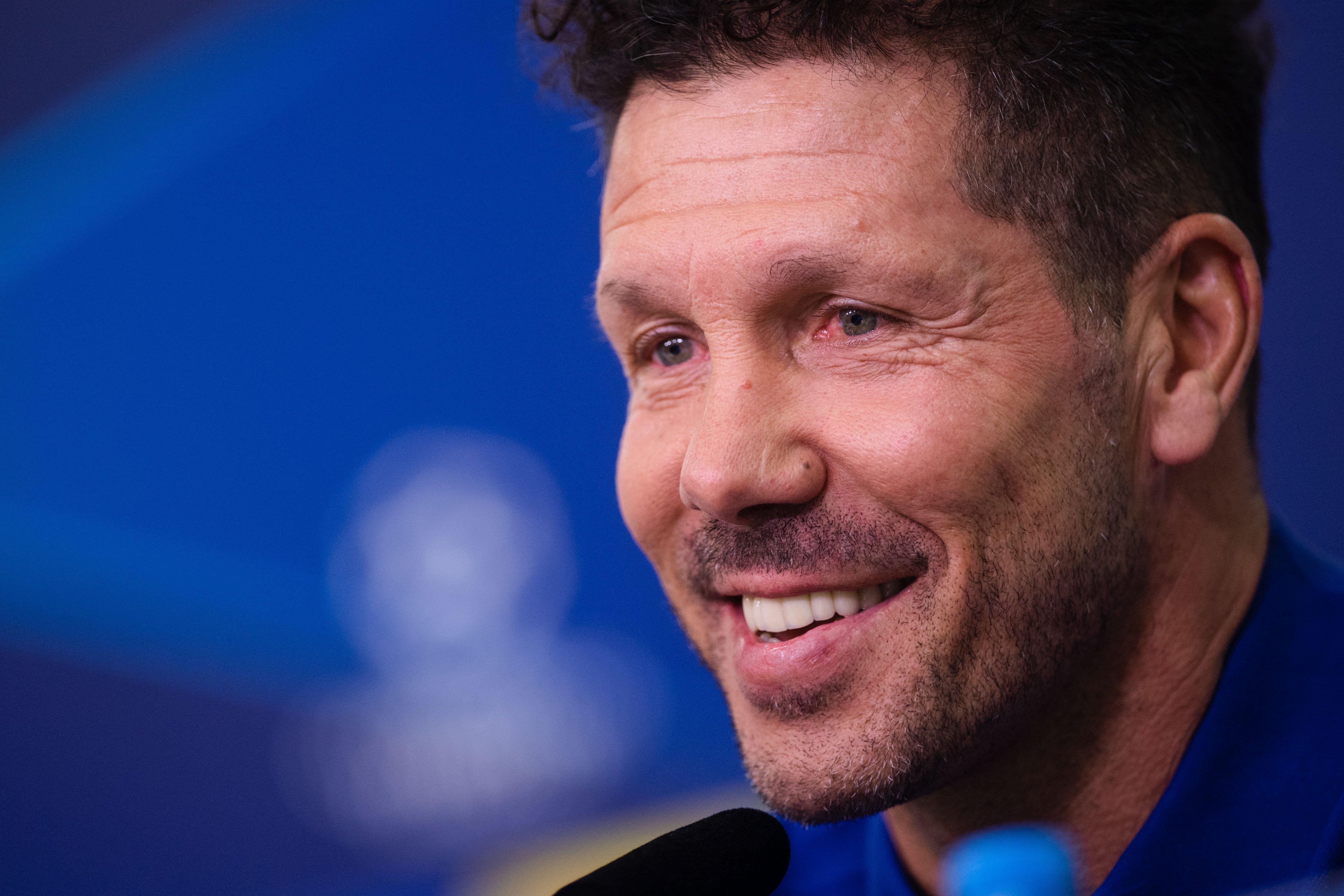 Cholo Simeone riendo / Foto: EFE - Marius Becker