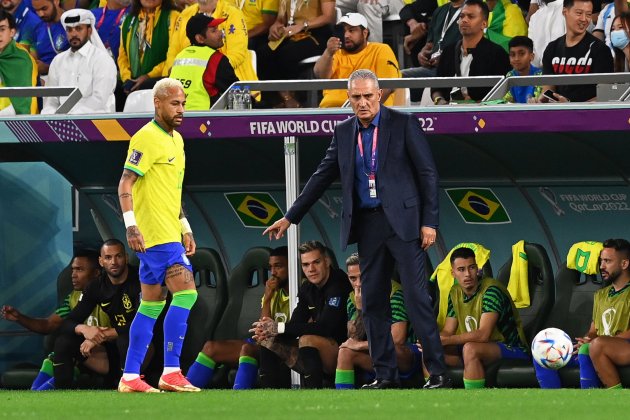 Tite Neymar Brasil / Foto: EFE - Georgi Licovski