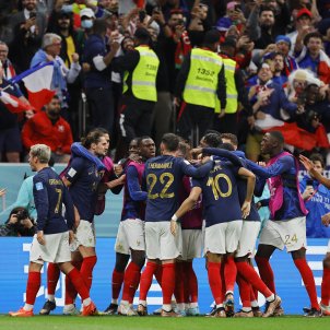 Francia celebracion gol Inglaterra / Foto: EFE