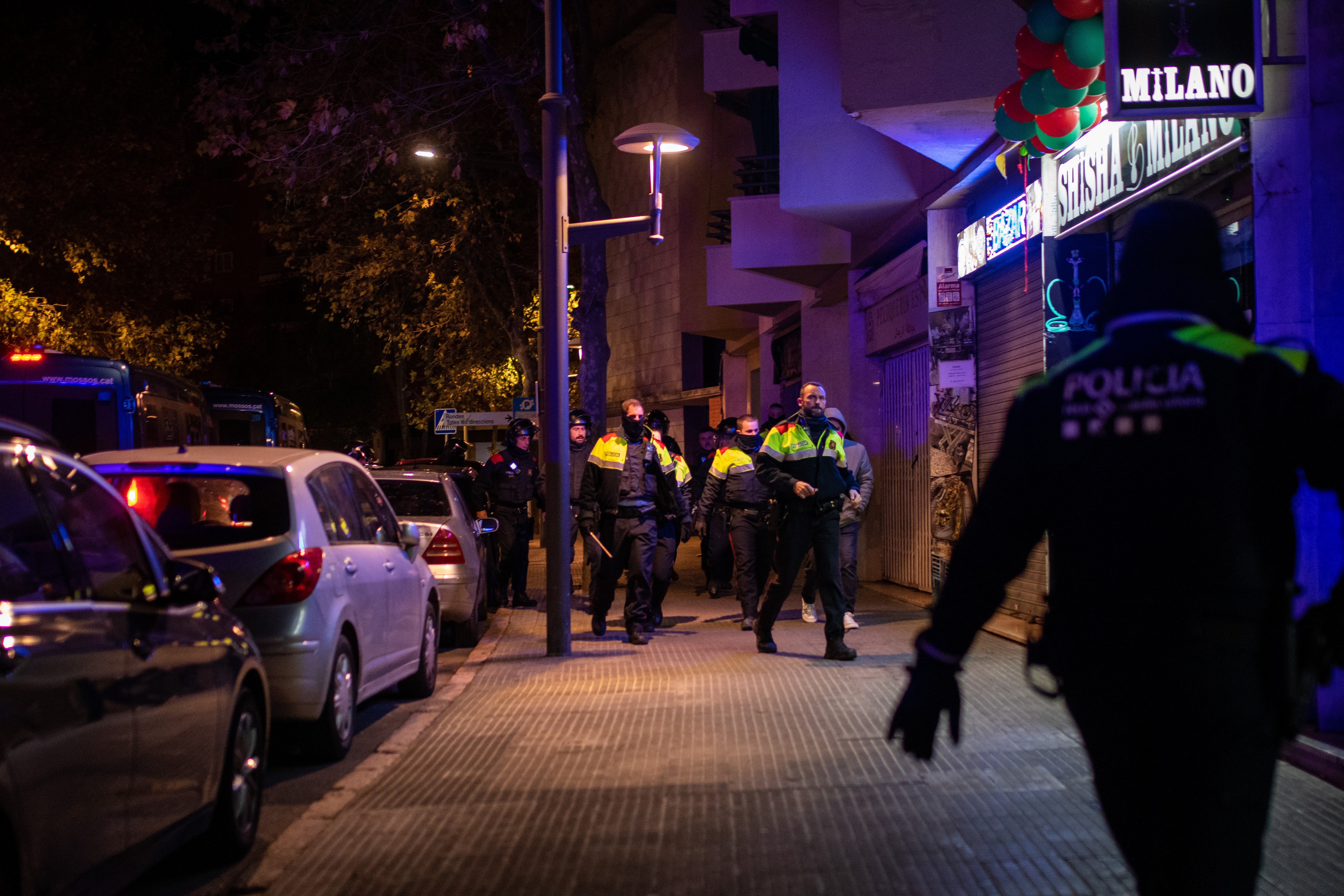 Batuda dels Mossos d'Esquadra en locals d'oci de la ciutat de Reus