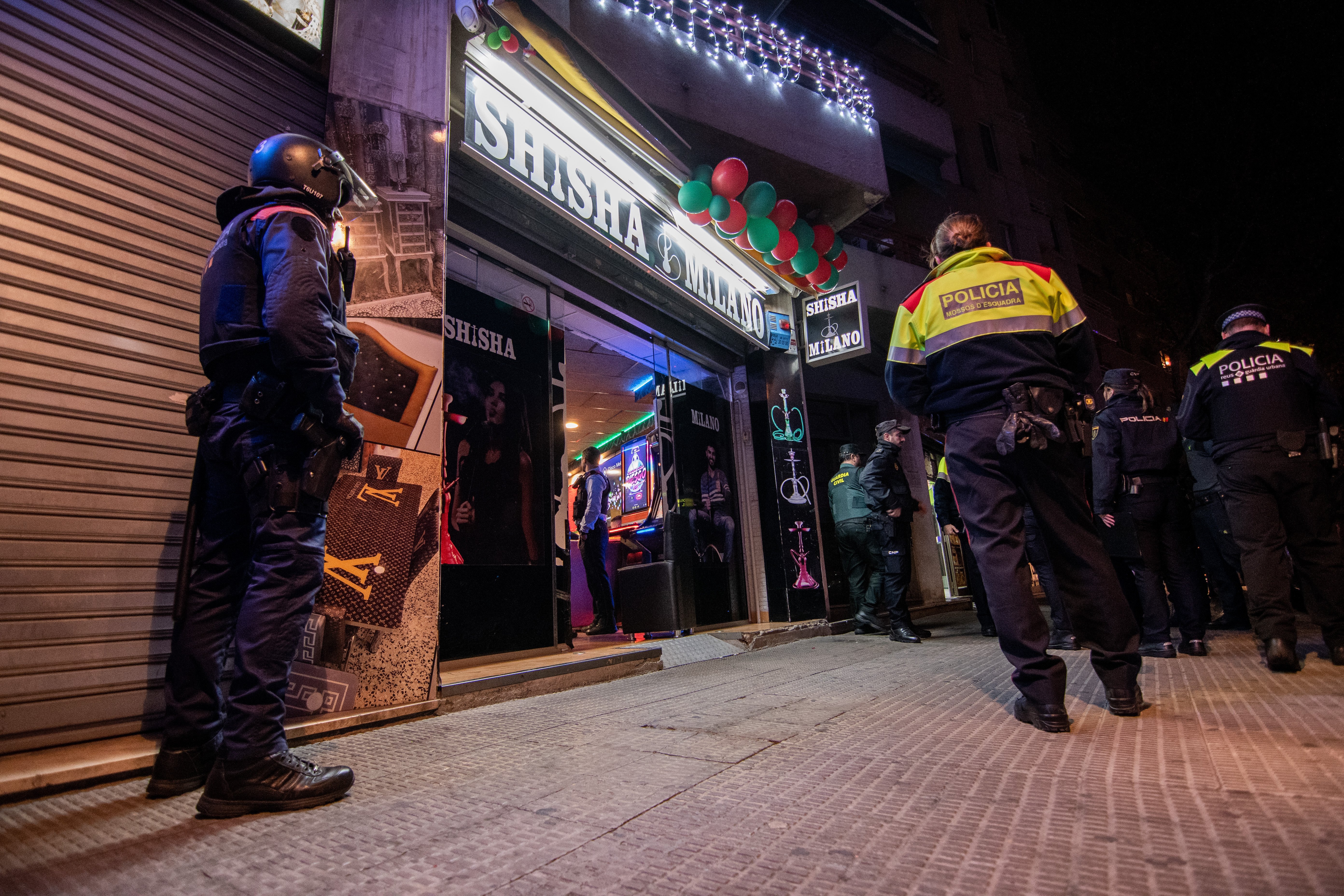 Batuda dels Mossos d'Esquadra en locals d'oci de la ciutat de Reus