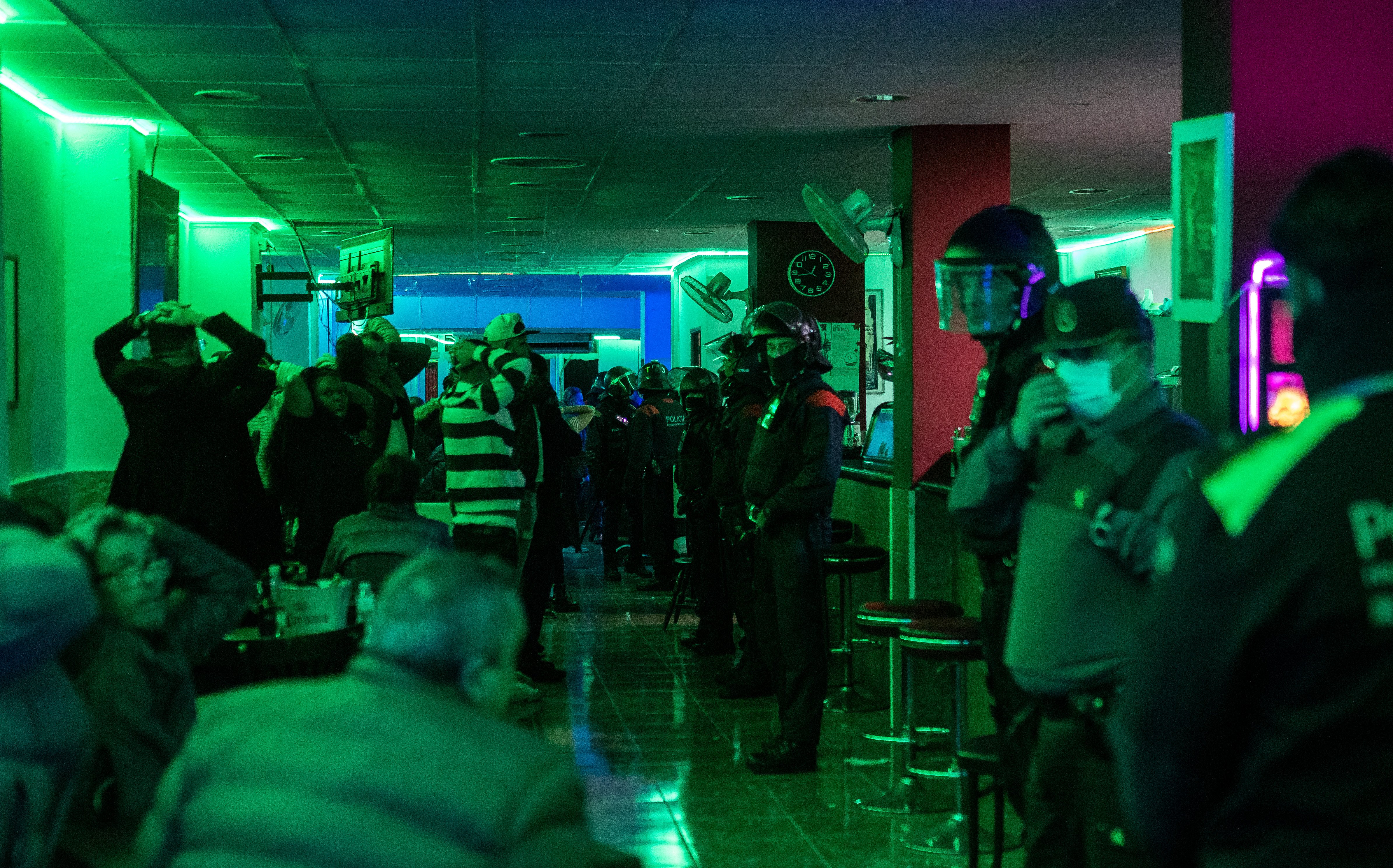 Batuda dels Mossos d'Esquadra en locals d'oci de la ciutat de Reus