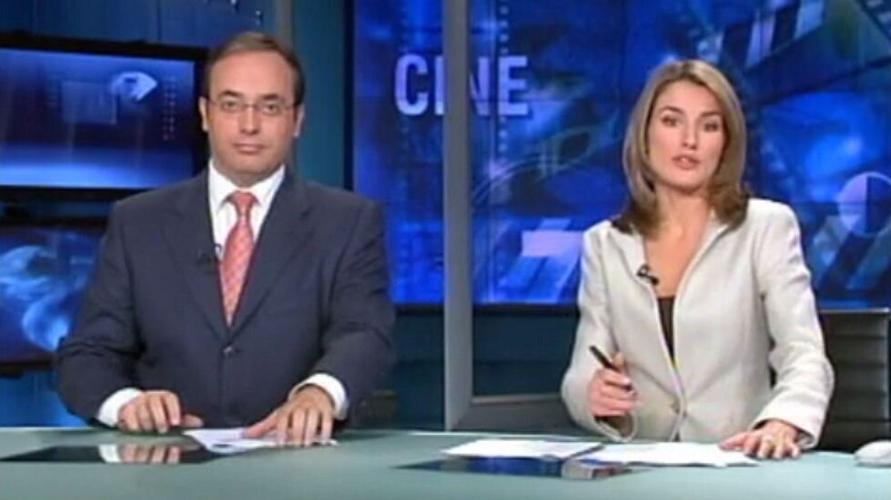 Letizia y Alfredo Urdaci