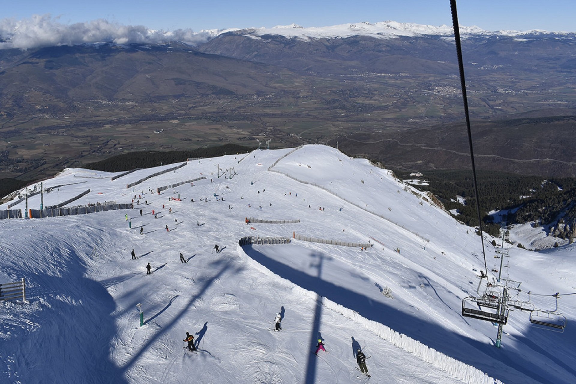 Las estaciones de esquí de Girona reciben a más de 54.000 usuarios durante el puente de la Purísima