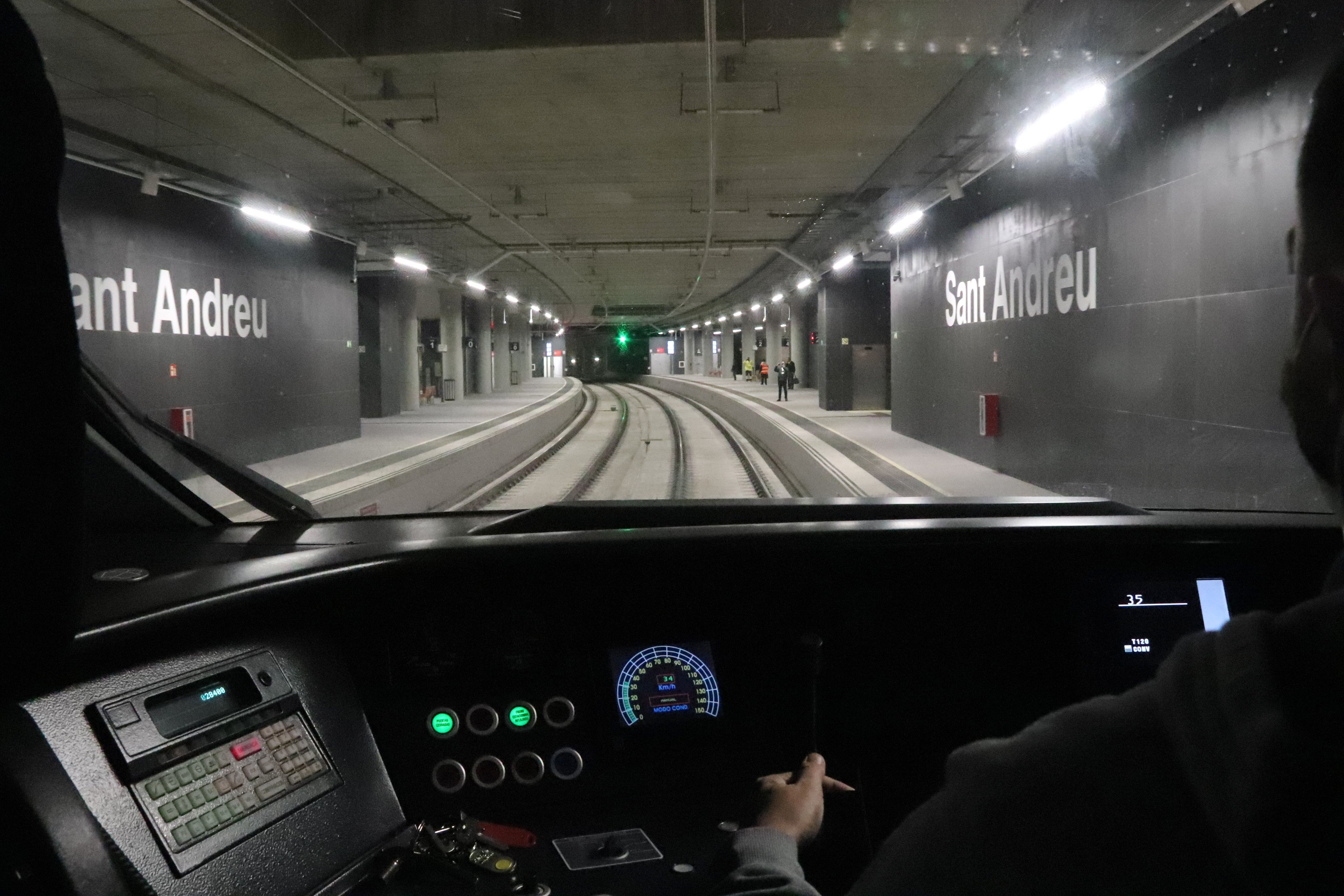 Los trenes de las líneas R2 y R11 ya pasan por el interior de La Sagrera y la nueva estación de Sant Andreu