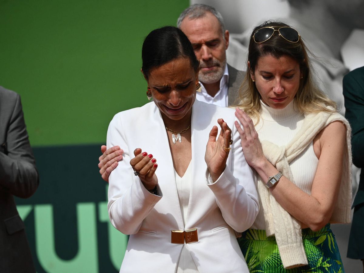 Claudia rodríguez llorando efe