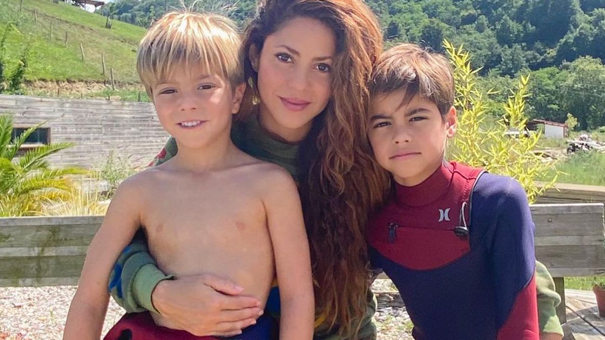 Shakira y sus hijos 