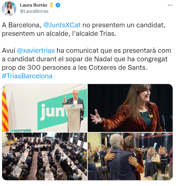 Laura Borras piulada