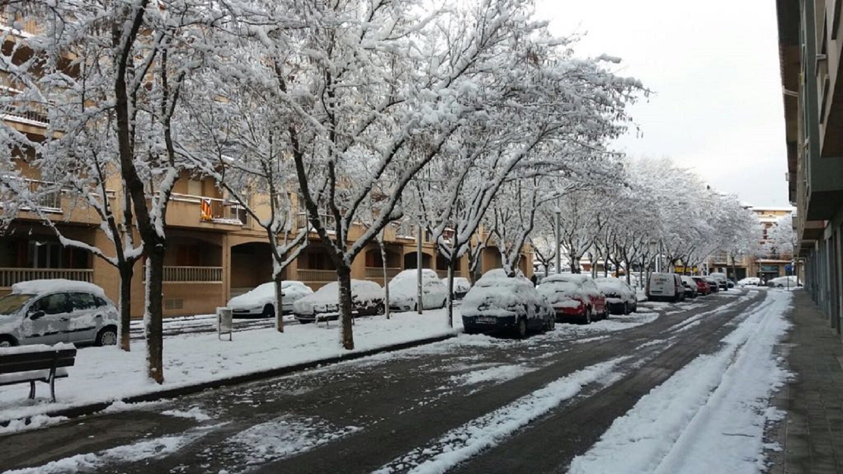 Nevará fuerte en toda Catalunya