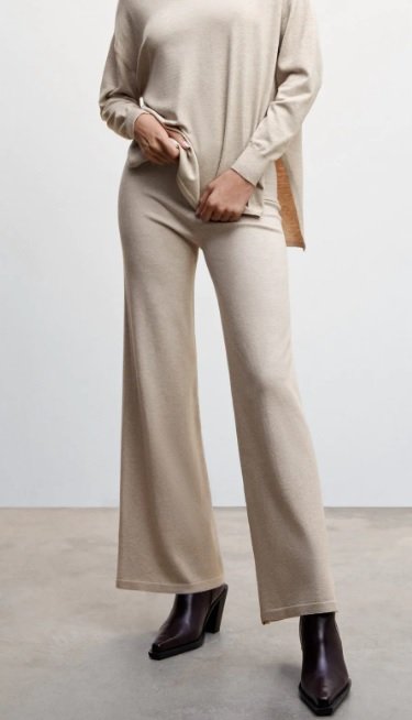 Pantalons de Mànec|Mango Pantalons de Mànec|Mango