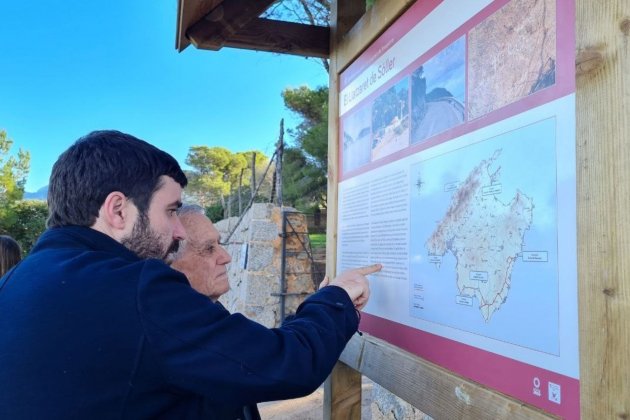 Familiar victima franquisme panell informatiu Soller / Consell de Mallorca Familiar victima franquisme panell informatiu Soller / Consell de Mallorca