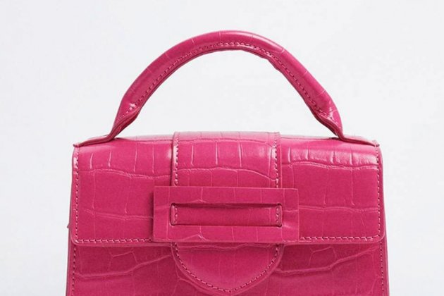 Bolso de mano con cierre de botón en fucsia de Parfois1 Bolso de mano con cierre de botón en fucsia de Parfois1