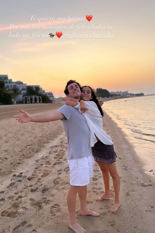 Victoria Federica con Álvaro Odriozola Instagram Victoria Federica con Álvaro Odriozola Instagram