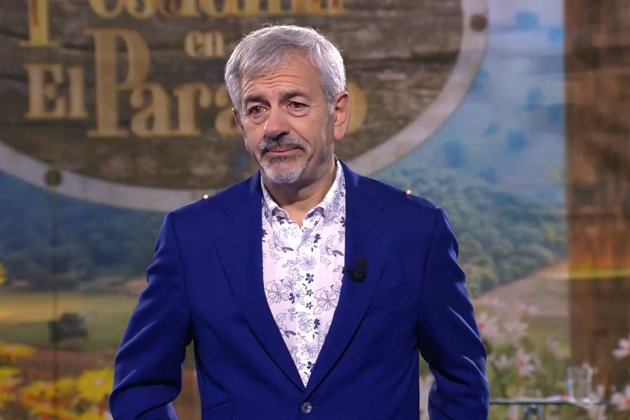 Carlos Sobera plorant Telecinco