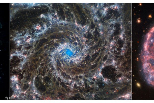 Imatges espectaculars d'algunes de les galàxies captades pel James Webb (obtingudes de la pàgina web del JWST a la NASA)