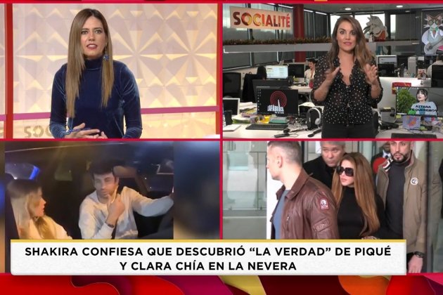 Gerard Piqué Clara Chía Shakira Nuria Marin Socialite Telecinco