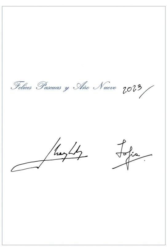 Christmas Juan Carlos 2022 EFE Christmas Juan Carlos 2022 EFE