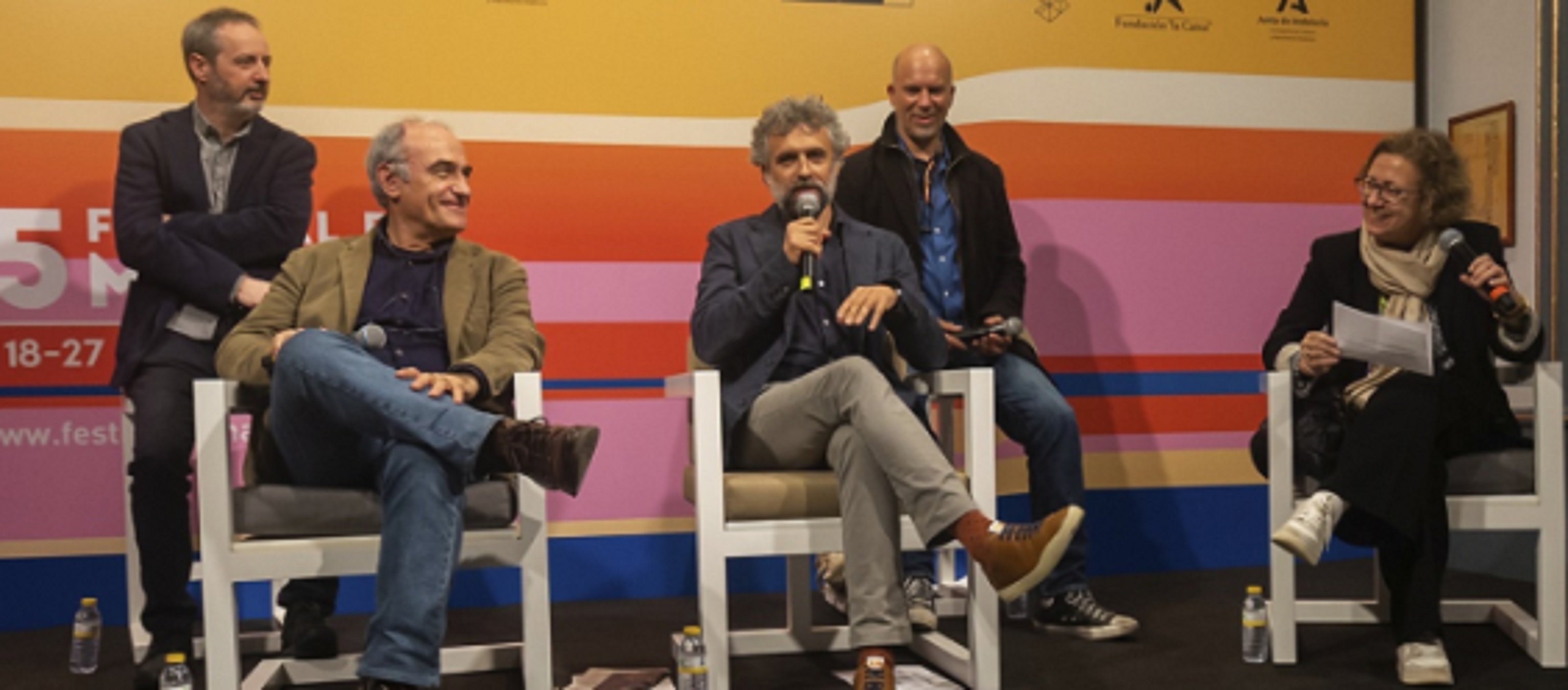 Pau Durà en la presentación de Pájaros Pau Durà en la presentación de Pájaros