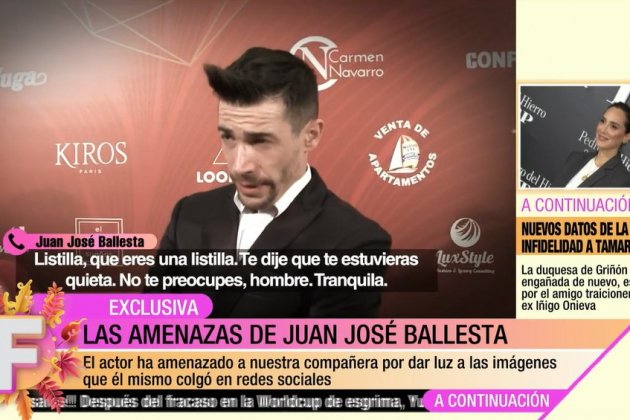 Juan José Ballesta amenazas 2 Telecinco