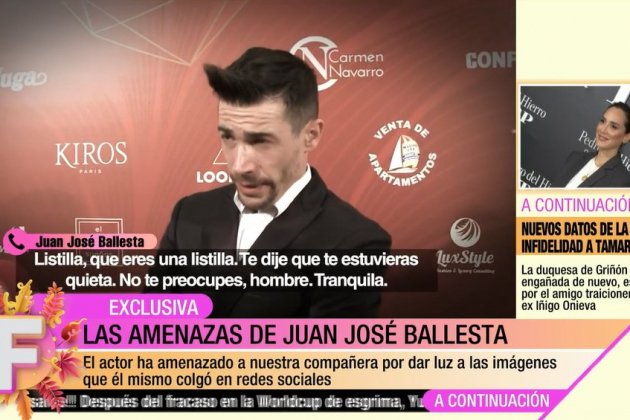 Juan José Ballesta amenazas 2 Telecinco Juan José Ballesta amenazas 2 Telecinco