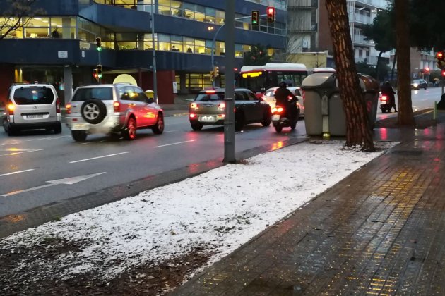 Vía Augusta nieve Pilar Lasalas