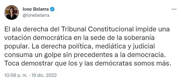 Tuit Ione Belarra Tuit Ione Belarra