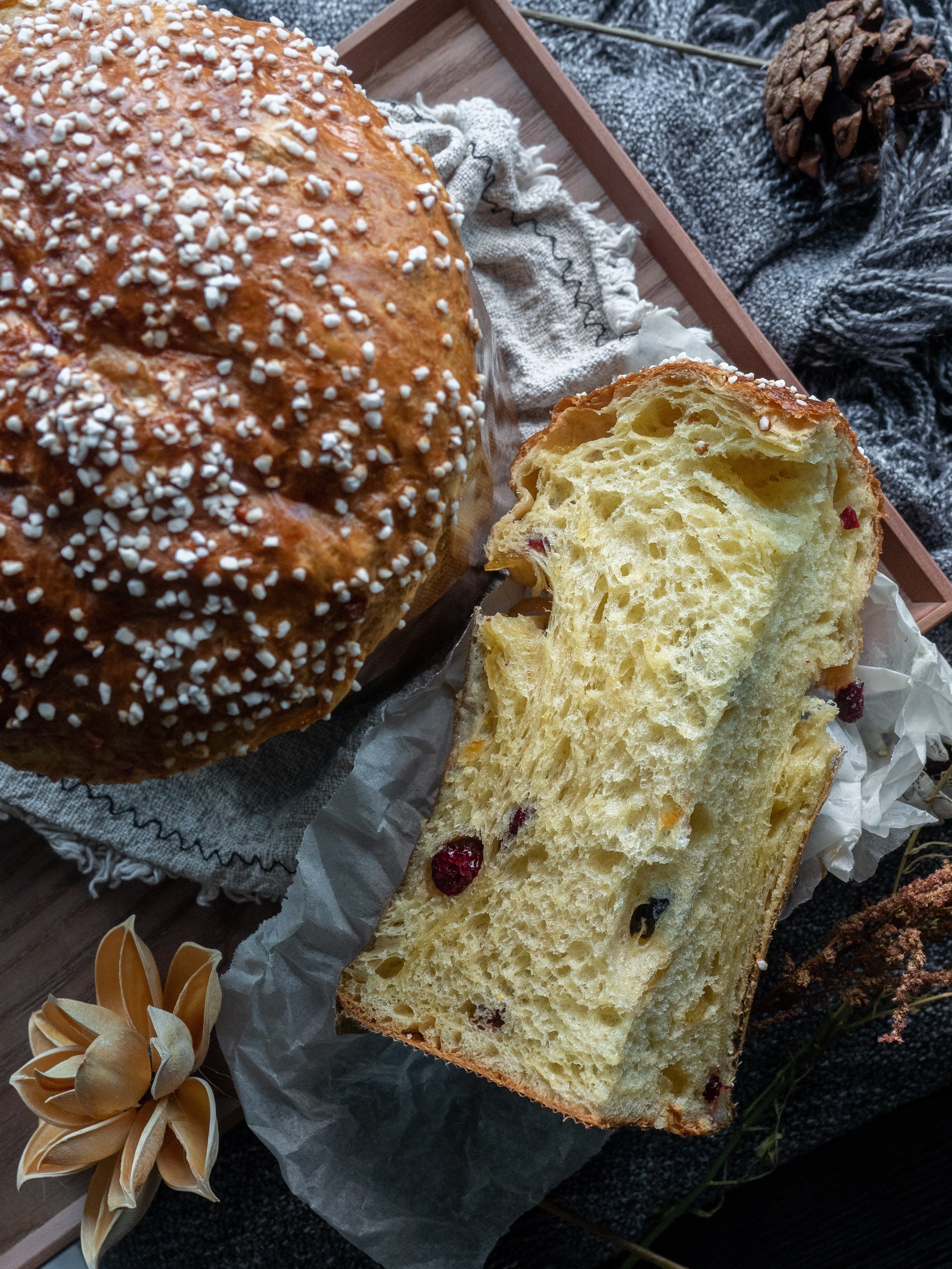 Panetone de pasas / Foto: Unsplash