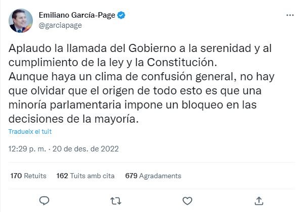 TUIT emiliano garcia page decisio constitucional debat senat