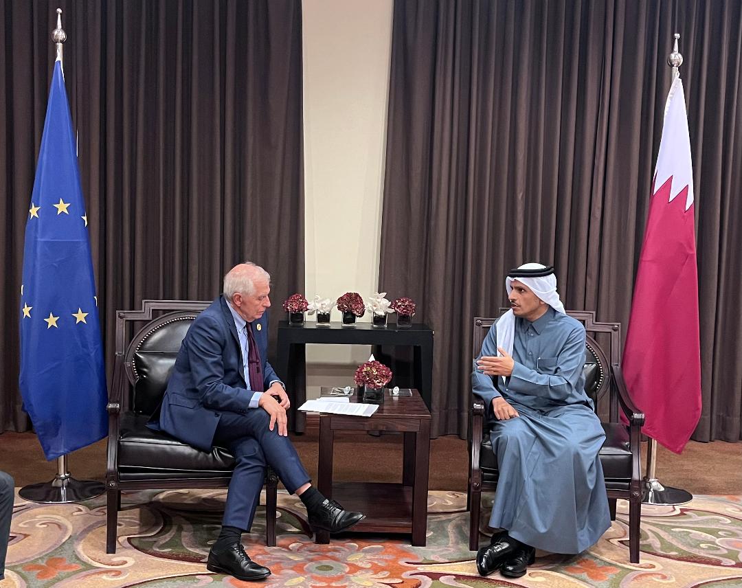 Qatar nega la trama de corrupció al Parlament Europeu en una visita de Josep Borrell