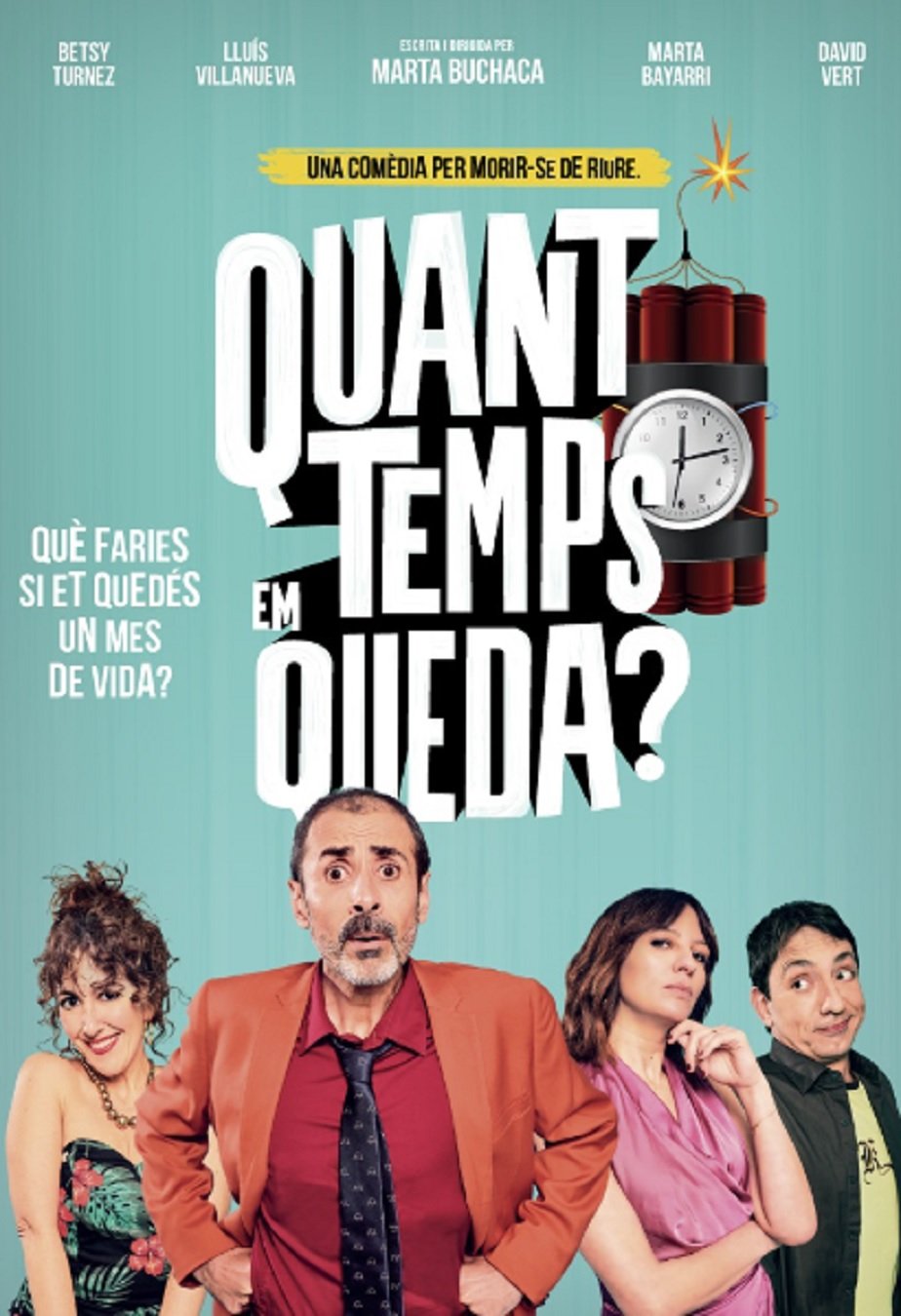 Cartel Cuánto Tiempo Me Queda Lluís Villanueva Cartel Cuánto Tiempo Me Queda Lluís Villanueva