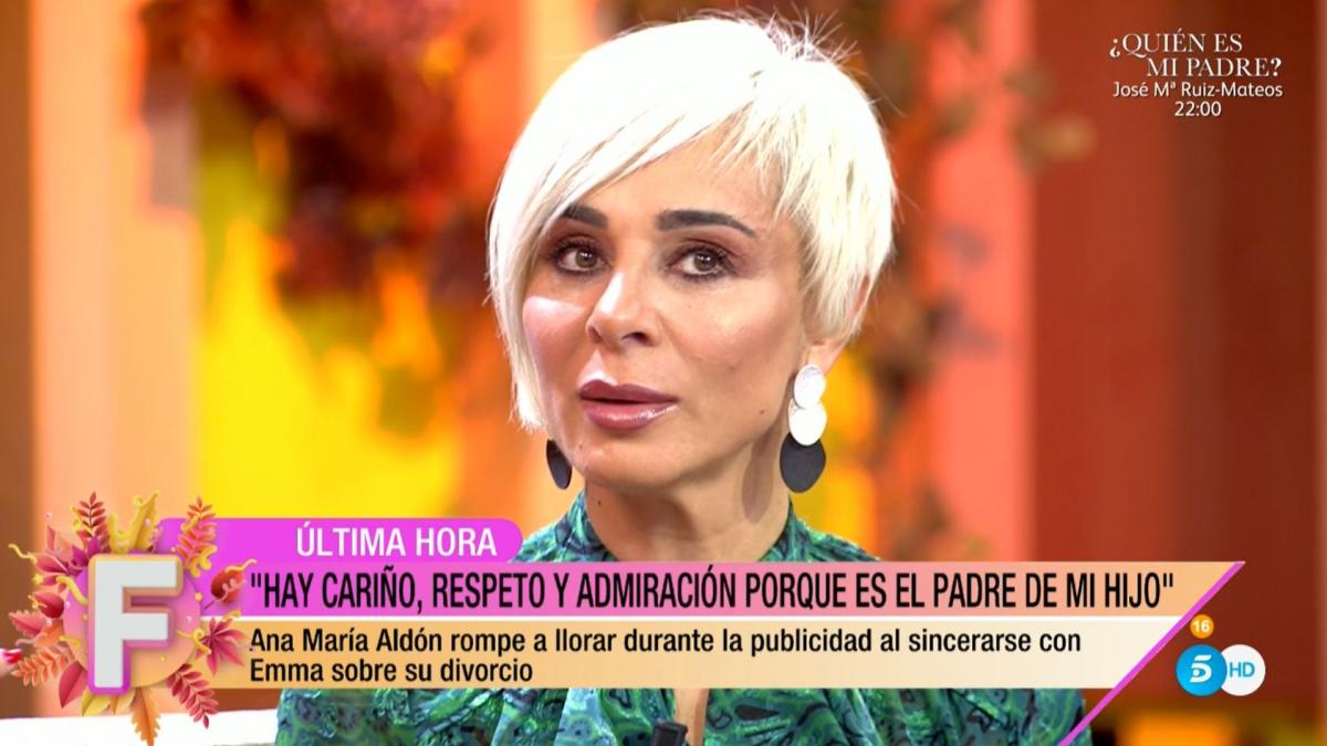 Ana María Aldón parla d'Ortega Cano 