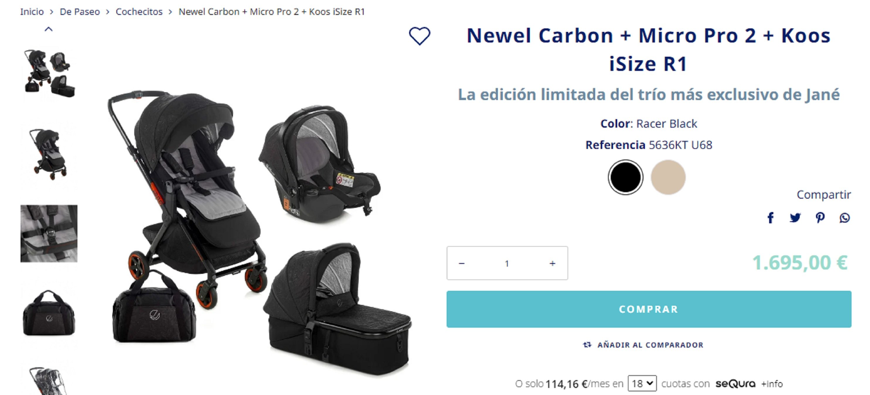 Carrito Lídia Torrent Elsa 1695€   Jané