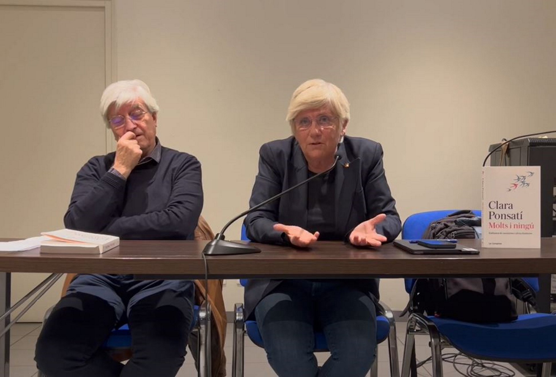 Clara Ponsatí en París: "A Puigdemont no lo vencerán"