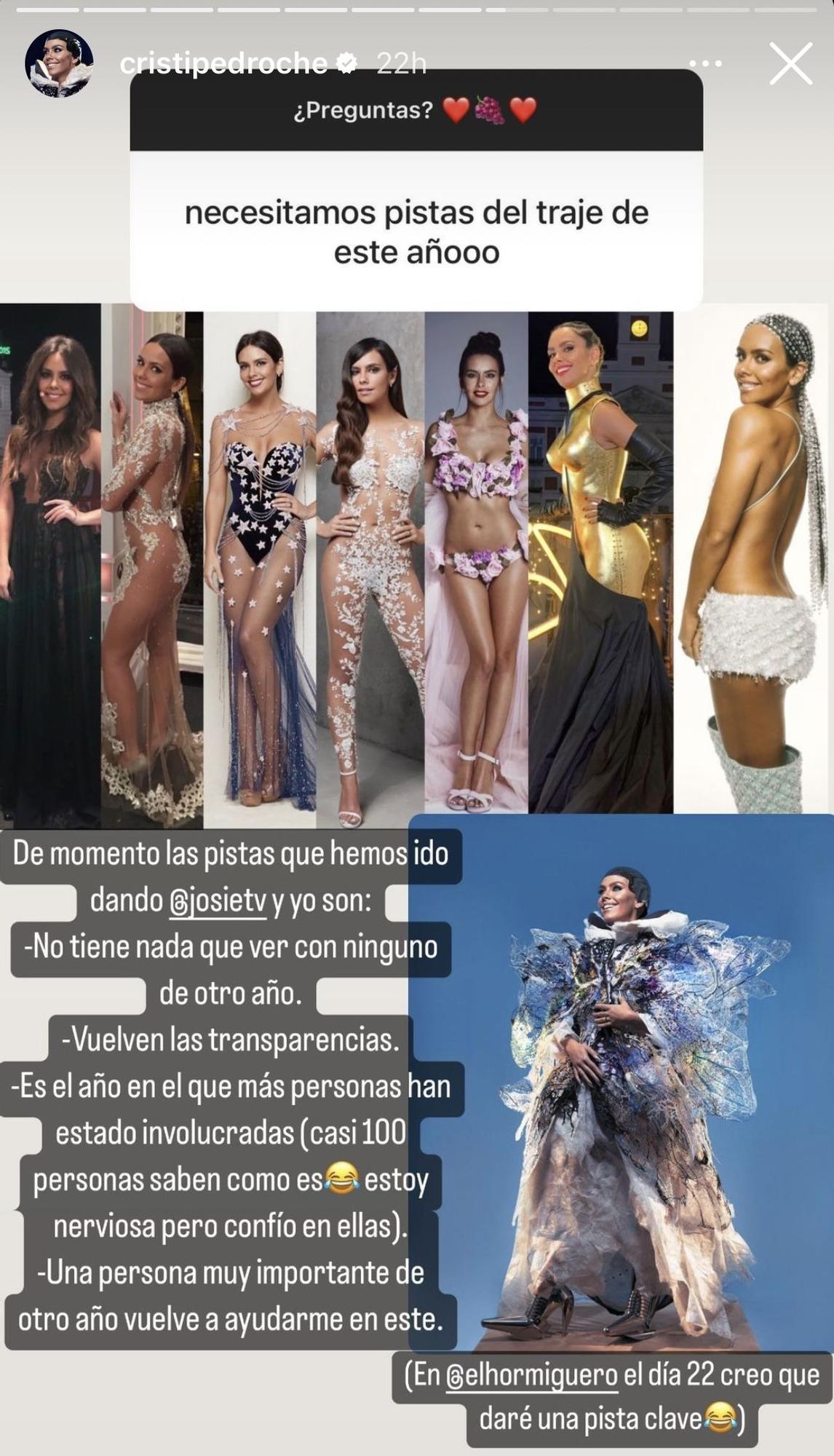 Cristina Pedroche stories Cristina Pedroche stories