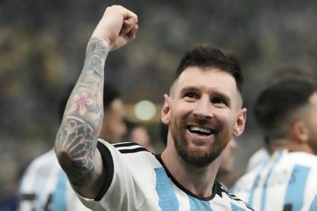 Leo Messi campeón mundial qatar GTRES