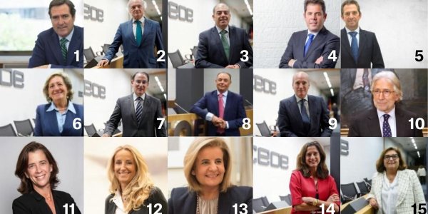 Presidente y vicepresidentes de la CEOE y de la Fundación CEOE Presidente y vicepresidentes de la CEOE y de la Fundación CEOE