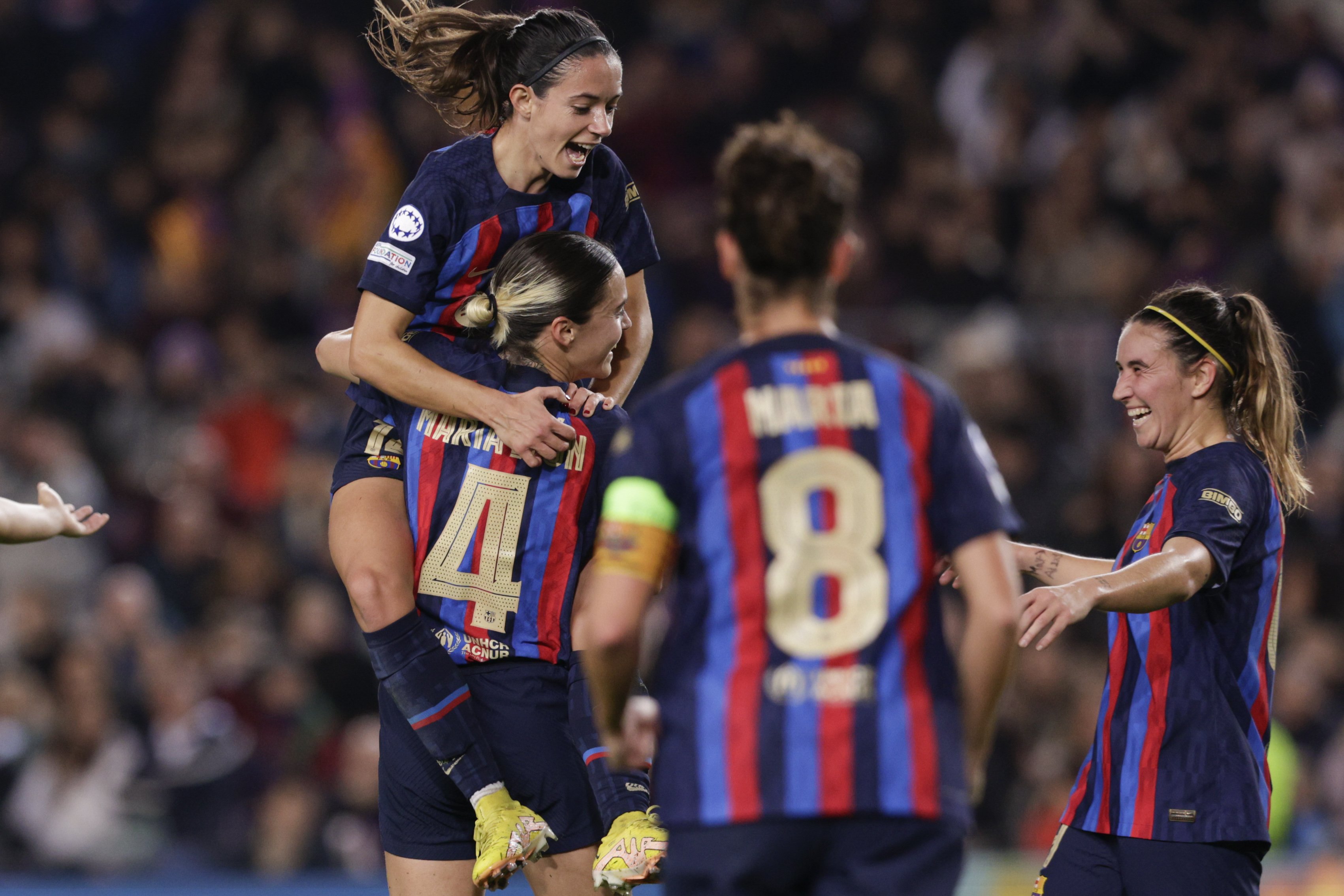 El Barça acomiada l'any amb autoritat contra el Rosengard a la Champions femenina (6-0)