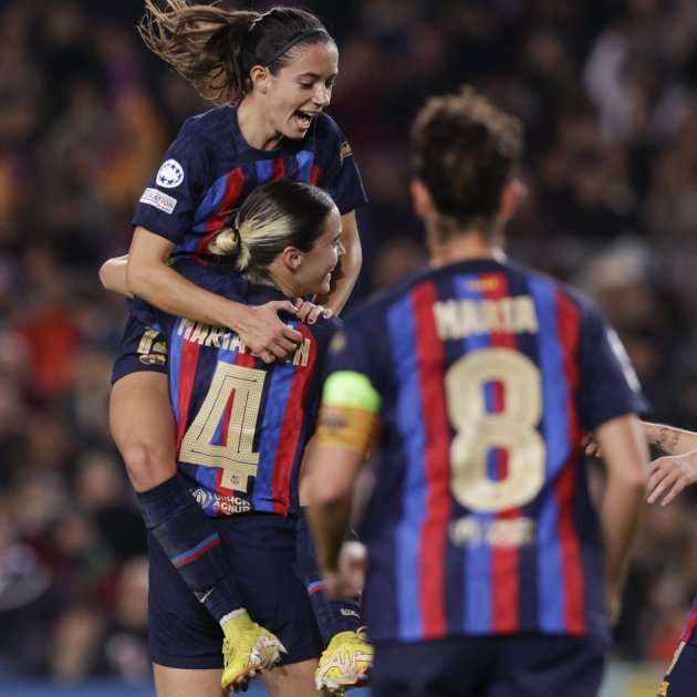 Aitana Bonmatí Mapi Leon Barça femenino / Foto: EFE