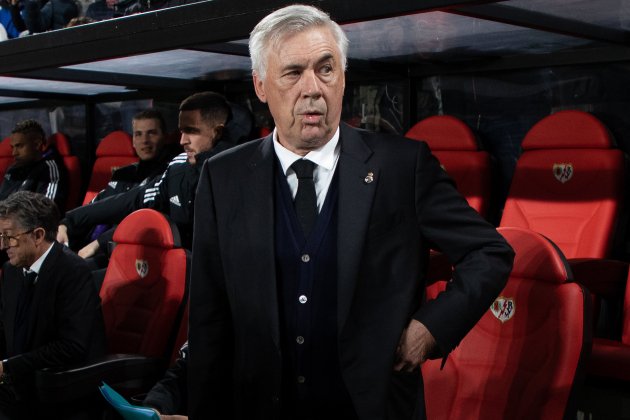 Carlo Ancelotti en un partido contra el Atlético de Madrid / Foto: Europa Press