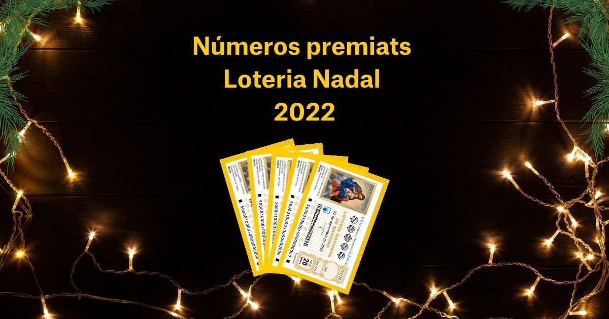Lista oficial de la Lotería de Navidad 2022 | PDF con los números premiados