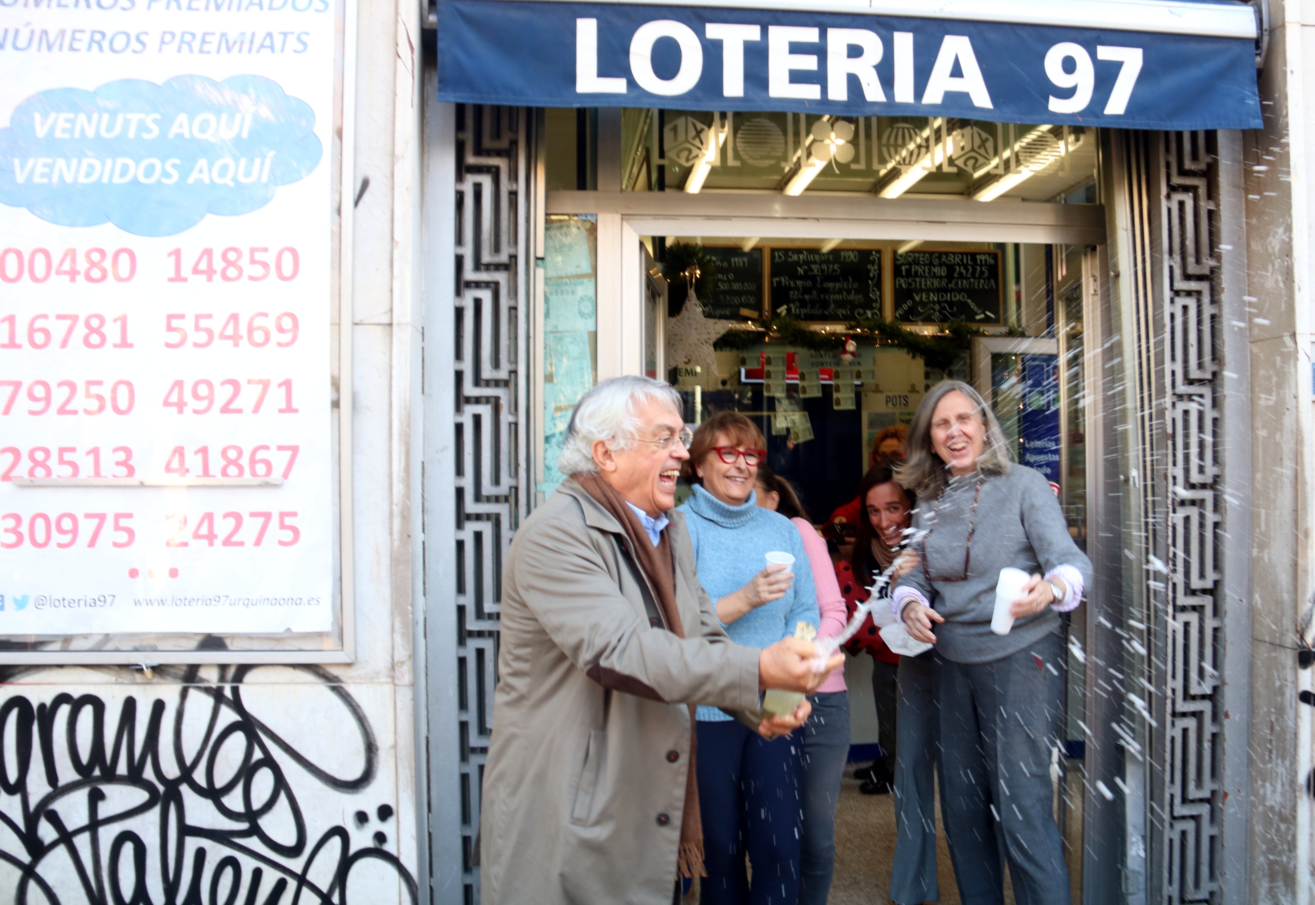 Tarragona y Barcelona, agraciadas con dos quintos premios de la Lotería de Navidad 2022