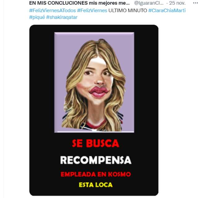 Clara Chía caricatura 